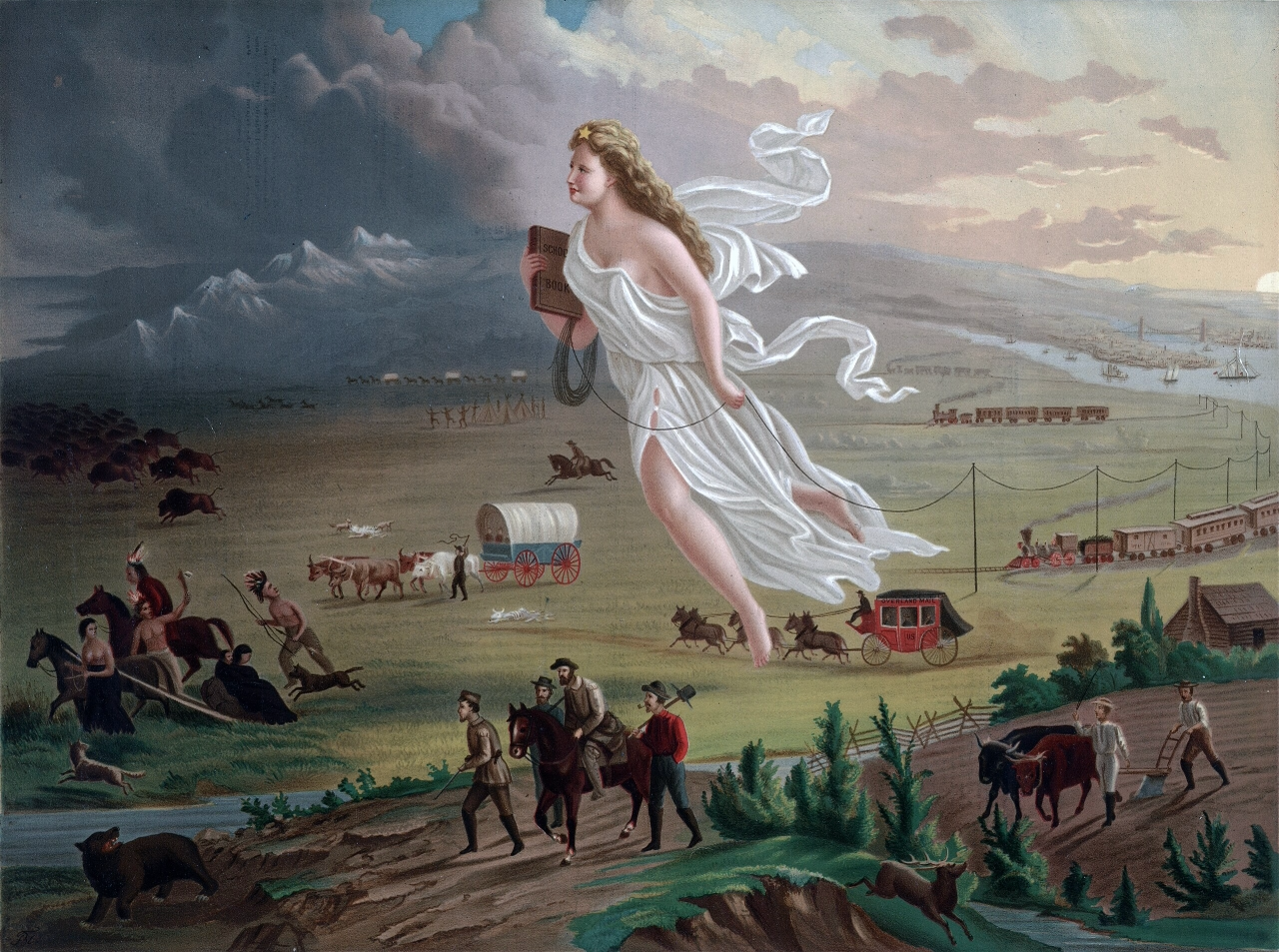   American Progress by John Gast, 1872  