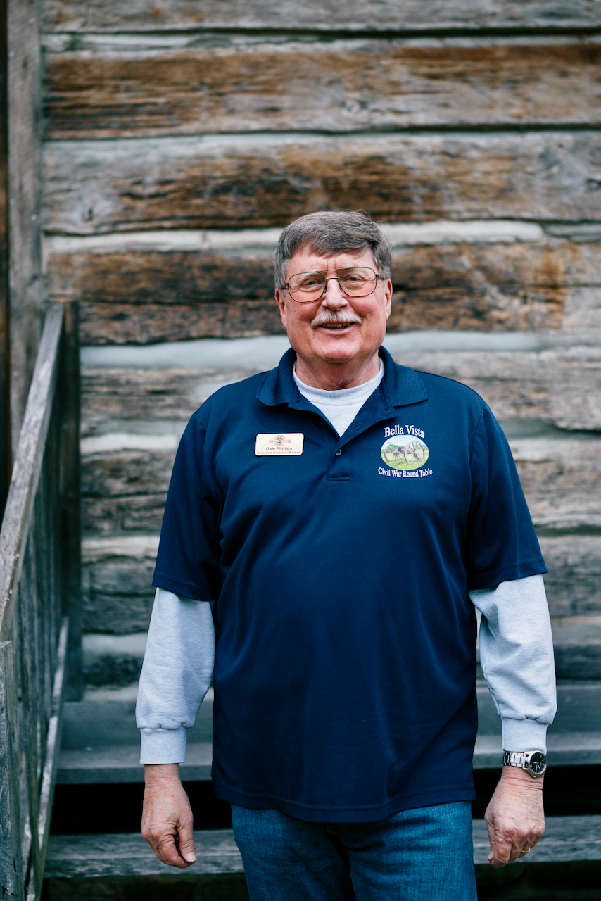   Dale Phillips, Historian, Retired Superintendent of Lincoln Home National Historic Site, National Park Service. Co-President of the Bella Vista Historical Society.  