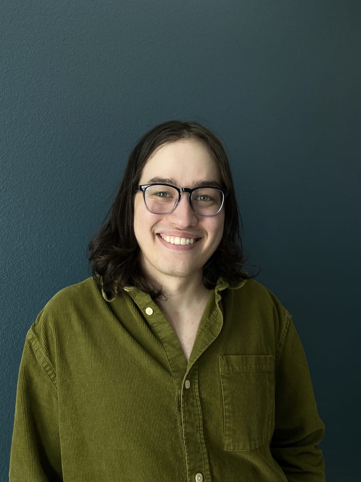 the journalist with Sam Hoisington.